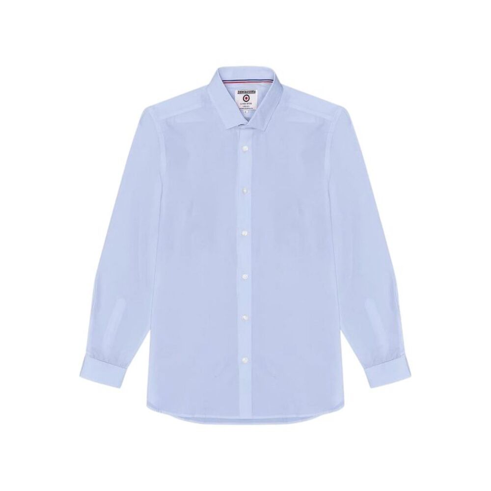Lambretta Mens Regular Long-Sleeved Formal Shirt / Sky Blue